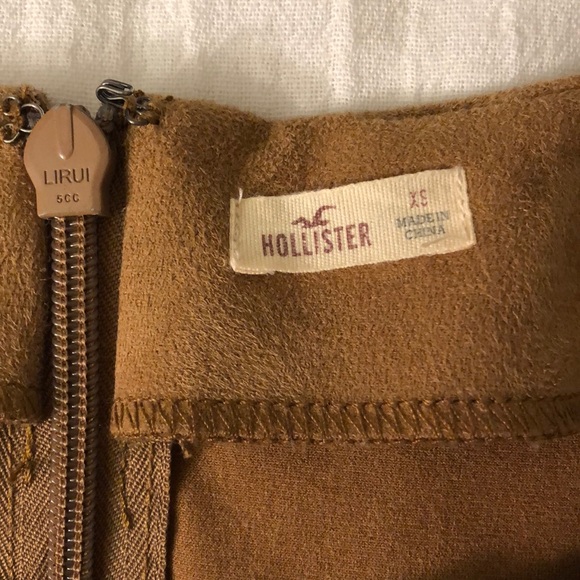 ❌SOLD❌ LIKE NEW Hollister mini suede dress - Picture 3 of 5